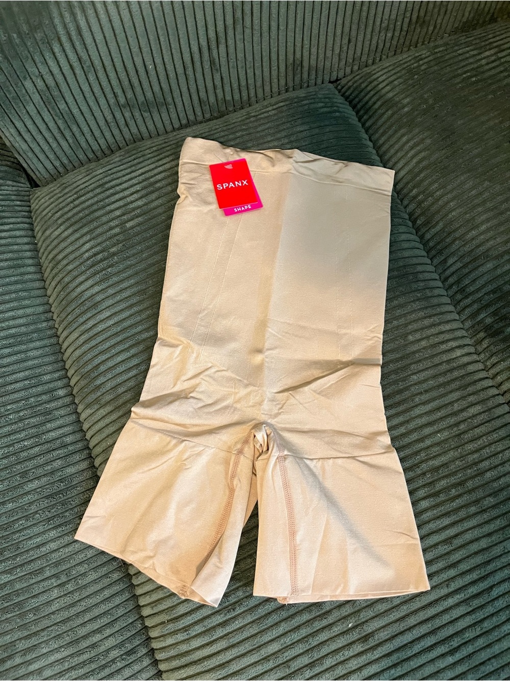 SPANX High-Waist Everyday Shaping Panties Boyshort Under Shorts in Nude